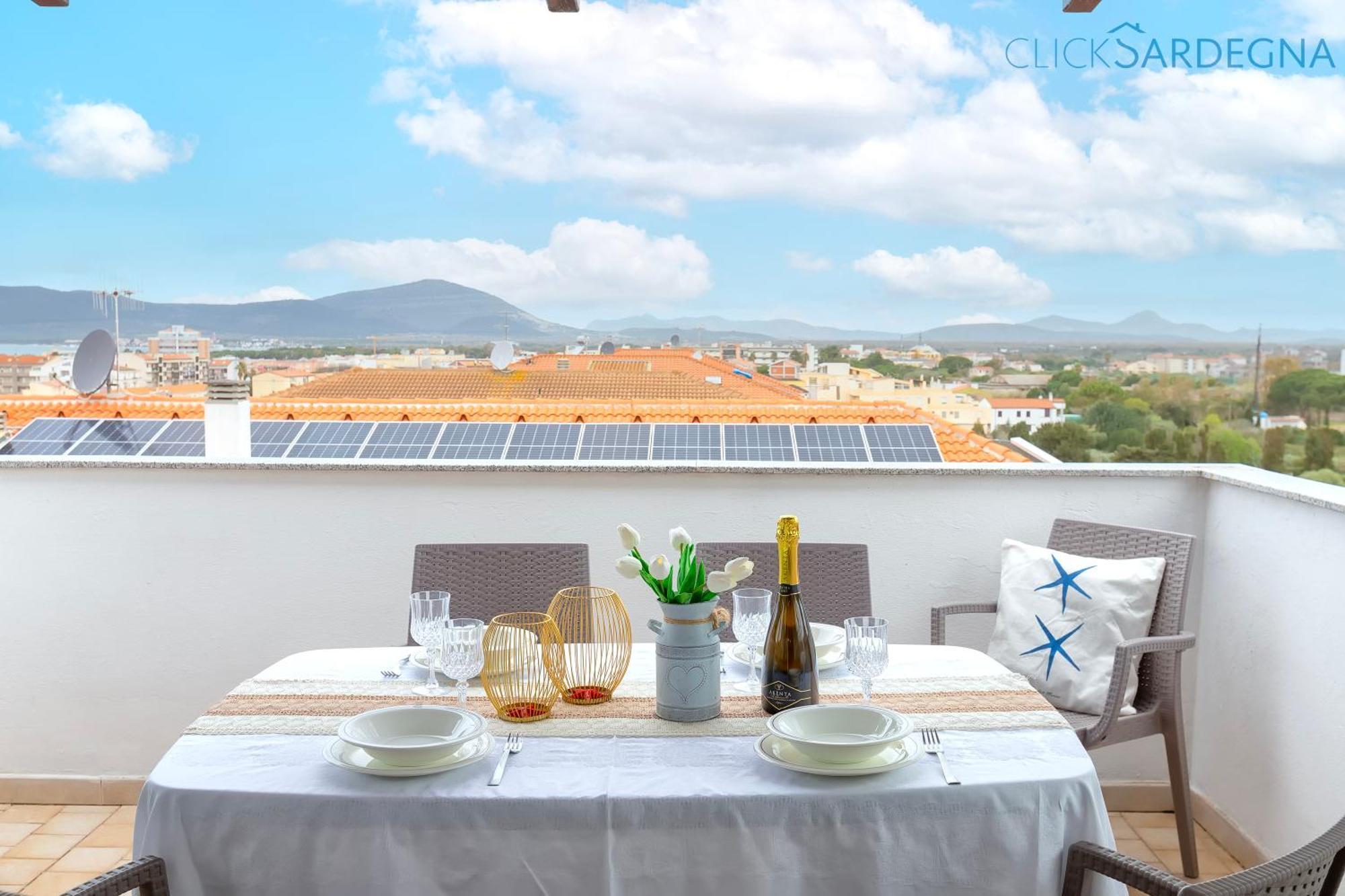 Sea View Terrace Masala Close To The Of Lido Di San Giovanni In Appartamento Alghero